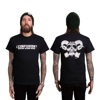 Goat Skull T-Shirt Black L