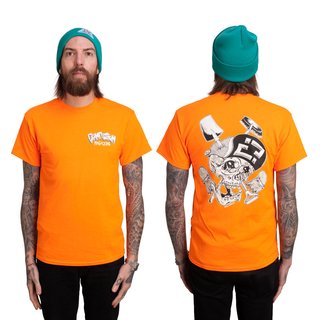 Skelly Cracker T-Shirt Safety Orange
